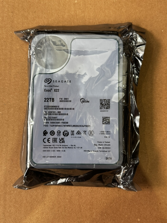 HDD Seagate 22TB 3.5