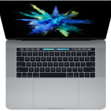 Apple MacBook Pro 13.3 A1707 15" Touch/Mid-2017 i7-7920HQ/16GB/1TB SSD/webcam/2880x1800/US "B"