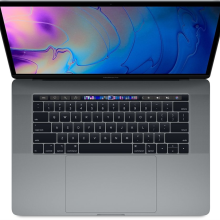 Apple MacBook Pro 15.1 A1990 15" 2018 i7-8850H/16GB/512GB NVME SSD/webcam/2880x1800 "A-"